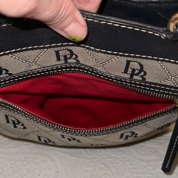 Dooney & Bourke Black and Gray Tote - Picture 7 of 8